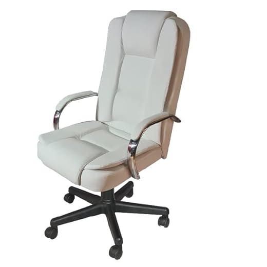 Cadeira Escritório Presidente Euro Branca Relax