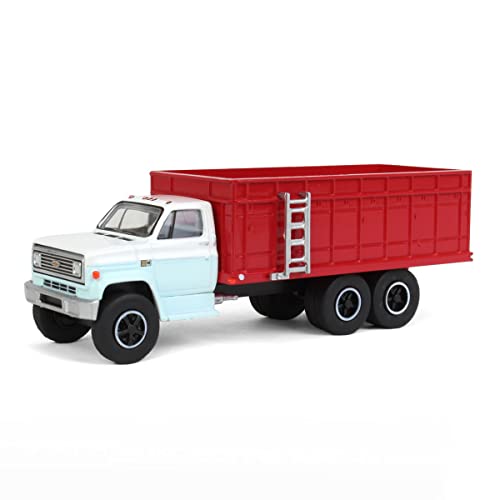 Camión a escala 1:64 Chevrolet 1983 C70 tandem rojo miniatura 1