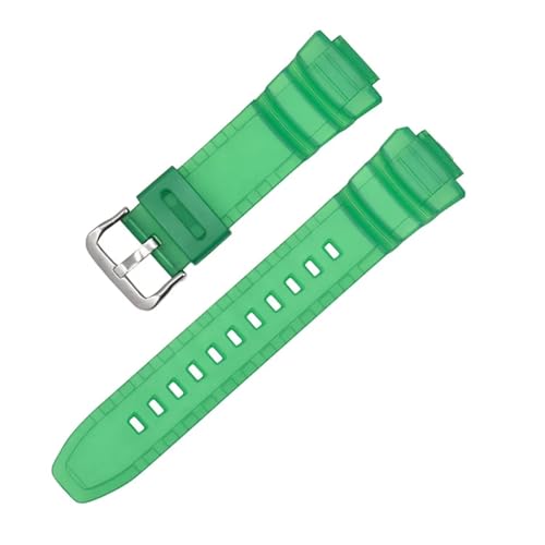 JCNFWSF Casio MCW-100H/110H/W-S220/HDD-S100 WV-200/AE-2000/2100 TPUVRX|[chXguXbgEHb`ohƌ݊̂Xgbv(Green)