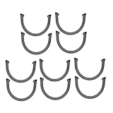 HOUDERCO 5組 スケートボードデッキガード対 プラスチック製 衝撃吸収エッジ保護 初心者向け 滑板バンパー 衝突防止ストリップ 簡単装着