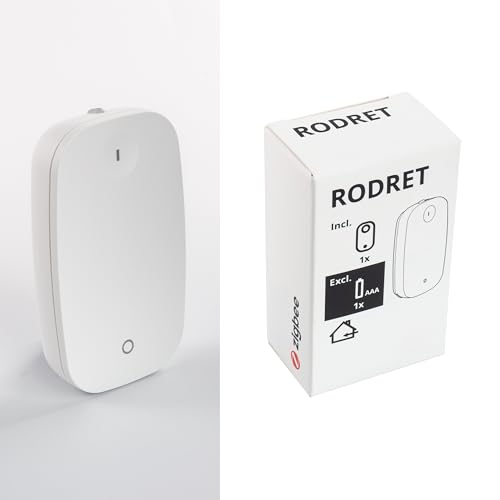 RODRET Zigbee Funkfernbedienung/Dimmer Schalter für Smart Home Systeme, funktioniert mit TRADFRI/DIRIGERA, Weiß