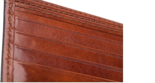 Bosca Mens Old Leather Credit Wallet w/ID Passcase (Amber)2