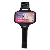 DOITOOL 1 Pc Brazalete De Teléfono Móvil Bolsa De Muñeca para Correr Soporte De Teléfono para Coche Soportes De Teléfono Soporte para Celular De Auto Llavero Pulsera Rosy Licra