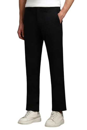 Image of Louis Philippe Men's Slim Fit Mid Rise Pants