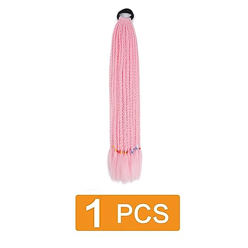 prinfantasy Braiding Hair Extensions Braiding Hair Fashion Synthetic Braid Hair Extensions for Women Braiding Pink Hair for Braiding Wigs Cosplay BZ134 - Image 2