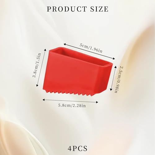 4 Stück 50 X 20 Mm Leiter Füße,Schutzkappe Leiterfuß,Schutzkappen Für Leitern,Gummifüße Für Leitern,Rutschfeste Leiterfußabdeckung,Leiterfüße,Universal Leiter Fußa Bdeckungen Für Heimarbeiter