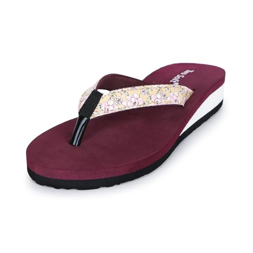 Image of Women Slipper Stylish Comfortable Lightweight Soft Flaxsible Casual Flip Flop /Girls fancy chappal P GN-029