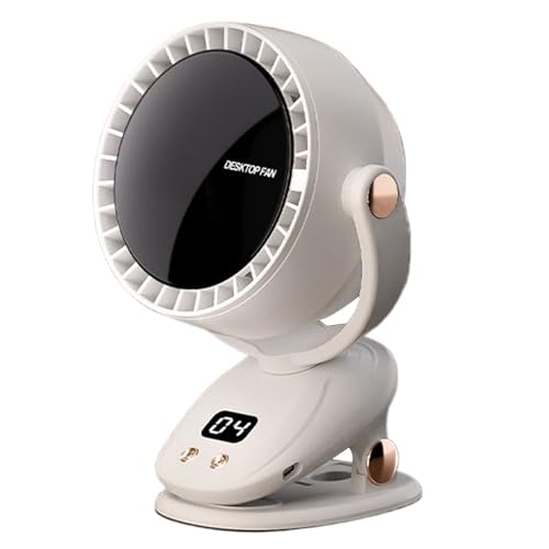 Ventilador De Escritorio USB - Ventilador De Refrigeración De Escritorio De Escritorio | Ventilador De Mesa Pequeño Con Flujo De Aire Sólido | 6 Ventilador De Escritorio Engranajes | Ventilador