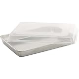 Nordic Ware Natural Aluminum Commercial High-Sided Sheet Cake Pan with Lid