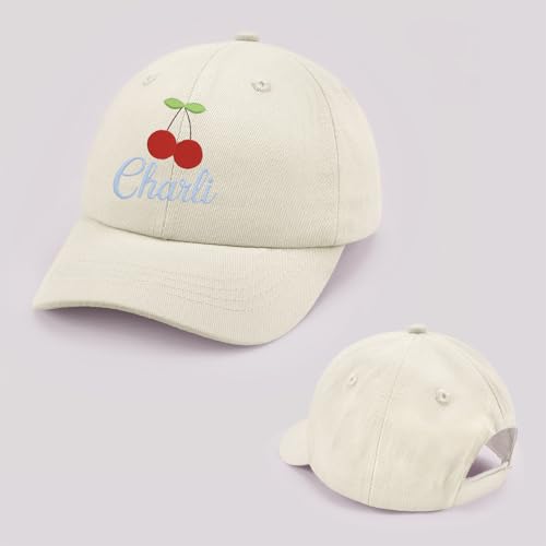 Image of Personalized Baby Infant Baseball Cap Custom Boys Girls Embroidered Sun Hat Custom Trucker Hats for Toddler Kids