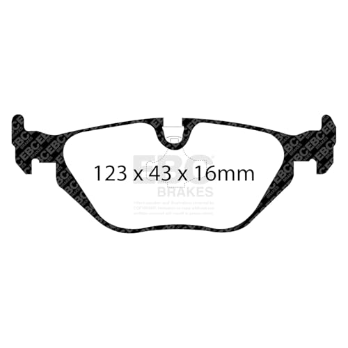 Image of EBC Brakes Redstuff 3000 Series Sport Brake Pad Set DP31079C to Fit BMW,WIESMANN