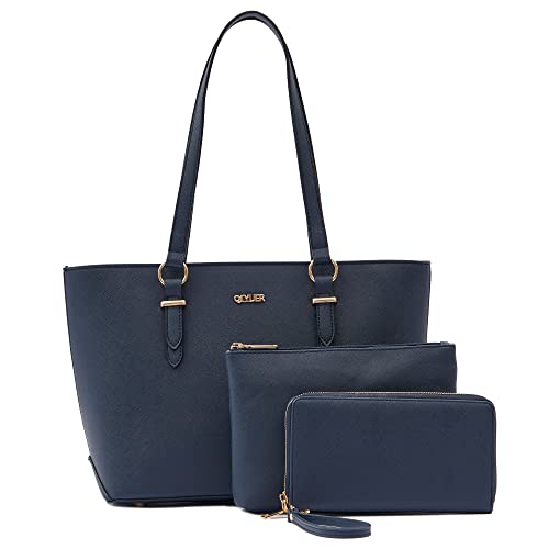 Image of Purses And Wallets Set For Women Work Tote Satchel Handbags Shoulder Bag Top Handle Totes Purse With Matching Wallet