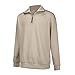 Quarter Zip Pullover Men 1/4 Zip Sweatshirt Mens 3/4 Comfy Big and Tall Casual Fall Winter 2025 Plus Size Hoodies Sweater Holiday Clothes Outfits Soft Travel Vacation Resort Spring 2026 Khaki 4X