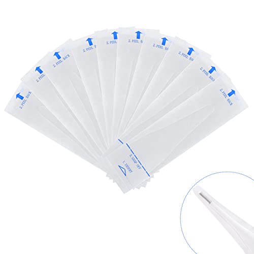 Heallily 200Pcs Disposable Probe Covers For Digital Thermometers Universal Thermometers Sleeves For For Accurate Sanitary Oral Ear Underarm Recta Thermometer Reading #TOP19