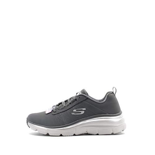 Skechers Fashion Fit True Feels, Scarpe da Ginnastica Donna, Grigio, 40 EU