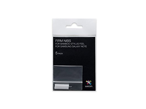 Wacom Firm Nibs for Wacom Bamboo Stylus Feel Pen (CS300UW2, CS300UK2) for Samsung Galaxy Note - White