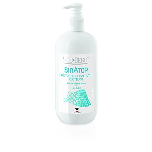 YouDerm Sinatop Crema Extra Idratante Per Il Trattamento Quotidiano Delle Pelli Sensibili Con Tendenza Atopica, 500 ml