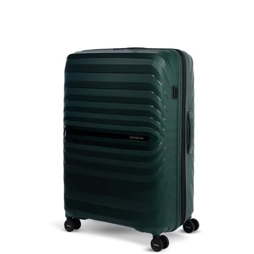 Image of Samsonite Octolite Neo Expandable 81 Cms X-Large Check-inPolypropylene Hard Sided 8 Wheel Spinner Luggage /Suitcase /Trolley Bag (Green)-10 Year Global Warranty
