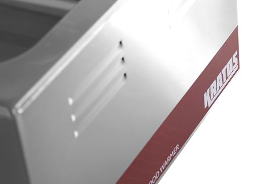 Kratos Commercial Electric Countertop Food Warmer/Portable Steam Table Food Warmer, 120V, 1200 Watts, Stainless Steel, Fits 12" x 20" Food Pan (28W-168)