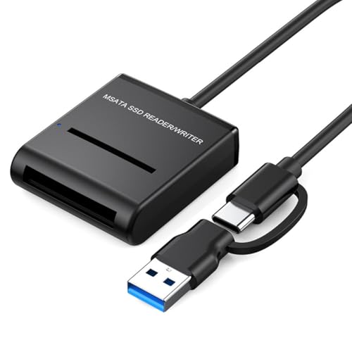 Carcasa externa para SSD mSATA USB 3.0 con aluminio miniatura 1