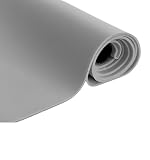 TRAMATESSILE Tessuto Cielo, 100cm x 180cm, Venduto Al Metro, Tetto Per Rivestimento Auto, Ristrutturazione Interni Tessili Per Auto Caravan Barca Campeggio Fai Da Te (Grigio Chiaro, 1,00X1,70 MT)