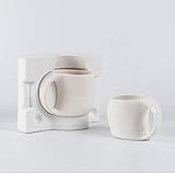 WellieSTR 1 Set Mini 3D Plaster Cup Molds Ceramic Cup Mold DIY Craft Art Mold (6x9cm, not inlclude...