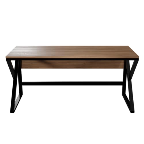 Image of Riyan Luxiwood Alden Computer Table in Engineering Wood for Home & Office, Simple Style Desk, Scratch Resistance Surface, Easy to Assemble, Study Table for Kids (Size-12 X 5 X 75 Cm) - Beige