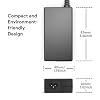 TAIFU 65W USB C AC Adapter Charger Replacement for 2026 MacBook Neo 13-inch Laptop, SMALLRIG V Mount Battery, 99Wh / 6800mAh V Mount Battery with 65W Output Power Supply Cord