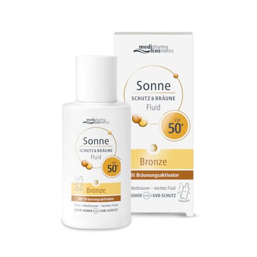 medipharma cosmetics Sonne Schutz & Bräune Fluid - LSF 50+ - mit Bräunungsaktivator