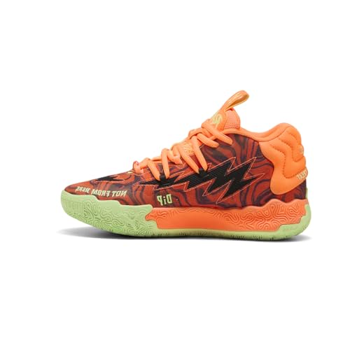 PUMA Kids Boys Mb.03 Halloween Basketball Sneakers Shoes - Orange3