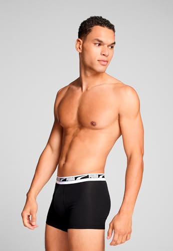 PUMA Everyday Multi Logo Boxer 2 Units M, Schwarz, M – Ansicht 4