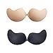 Anguxer 2 Paia Reggiseno Adesivo Invisibile, Push Up Reggiseno, Reggiseni Adesivi Senza Spalline, Riutilizzabile (B)