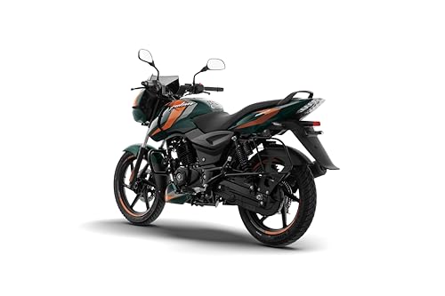Image of Bajaj Pulsar 150 SD Ug Motorcycle /Motorbike Ebony Black Bottle Green Booking for Ex-Showroom Price