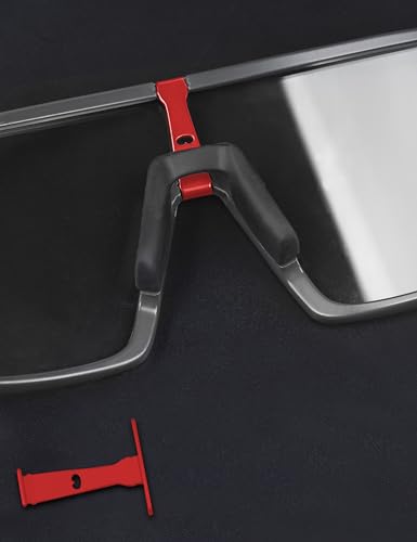 Image of Metallic Replacement Wicket for Oakley Sutro OO9406 /Sutro Asian Fit OO9406A /Sutro S OO9462 Sunglasses - Red