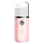 Teksome Mist Sprayer,Hydrating Handheld Nano Facial Mist Sprayer - USB Rechargeable for Eyelash Extensions, Face Hydration