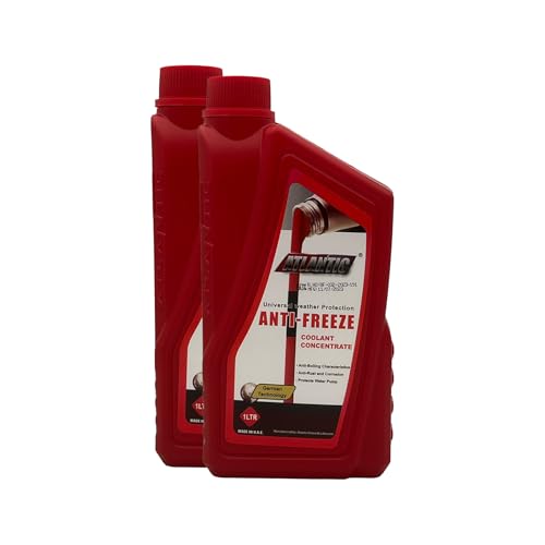 Image of Red Antifreeze Coolant Concentrate OAT Extended Life Coolant SAE J 1034 2x1L