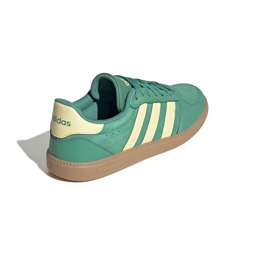 Image of adidas Womens Breaknet Sleek Sneakers Shoes Casual - Brown