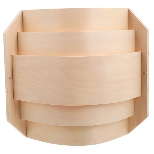 Alipis Pantalla De Madera Delgada Para Luz De Sauna Diseño De Ángulo Recto Para Esquina Cubierta Decorativa Resistente Altas Temperaturas Iluminación Suave Ahorro De Espacio Para Habitaci