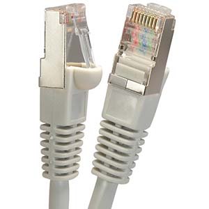 7Ft Cat.5E Shielded Patch Cable Molded Gray
