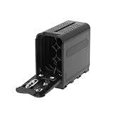 Matériau : plastique MASUNN Boîte à piles AA vers F970 pour lampe d\'appareil photo universelle BB-6 adaptée pour lampe d\'appareil photo LED