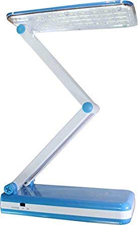 WorldCare Folding Study Lamp With Solar Electric Table Lamp