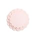 Sugar & Cloth Peach Scallop Melamine Serving Set, 3-Piece