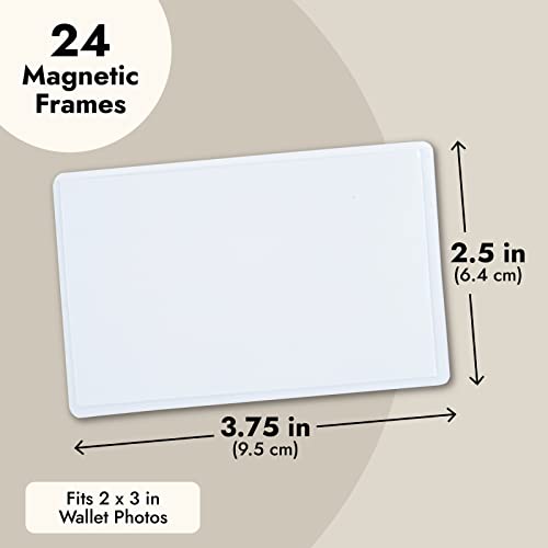 Juvale WZHPG 24-Pack 2X3 Magnetic Picture Frames thumb #3