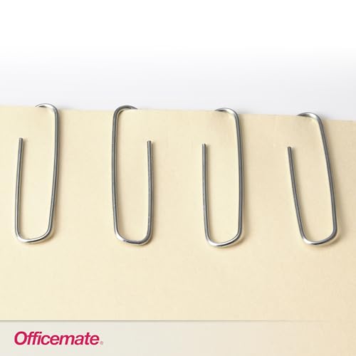 Officemate No.1 Smooth Paper Clips, Pack of 10 Boxes of 100 Clips Each, 1000 Clips Total (99911) image 3