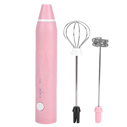 Mini batidor de huevos eléctrico USB espumador de leche de crema recargable con 3 velocidades licuadora de mano… - Imagen 3