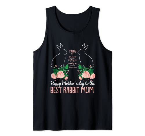 Conejo Mamá Día De Las Madres Lindo Conejito Animal Mamá Mamá Mamá Camiseta sin Mangas