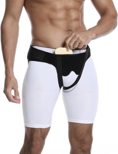 Hernia inguinal brace ajustable universal talla L para alivio del dolor efectivo 7