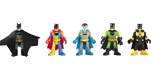 Imaginext Dc Super Friends Batman Toys 80Th Anniversary Collection Set With 5 Batman Figures For Adults And Fans #TOP3