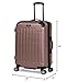 Kenneth Cole REACTION Renegade Luggage Expandable 8-Wheel Spinner Lightweight Hardside Suitcase, Rose Gold, 24-Inch Checked