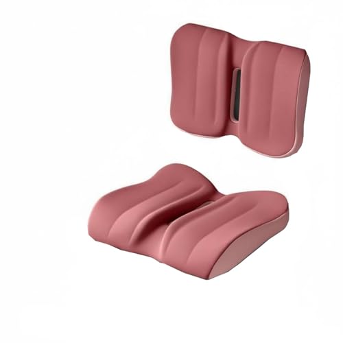 Coussin de siège en mousse à mémoire de forme avec support dorsal ergonomique - 2